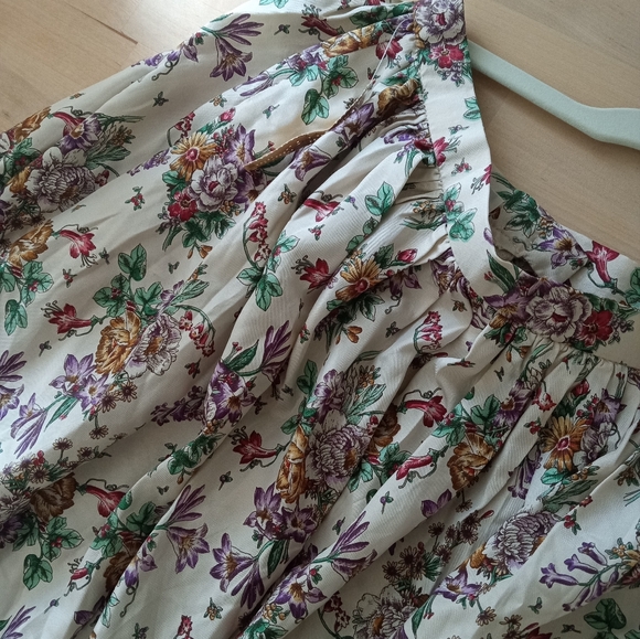 100% silk 70th vintage skirt - Picture 6 of 7